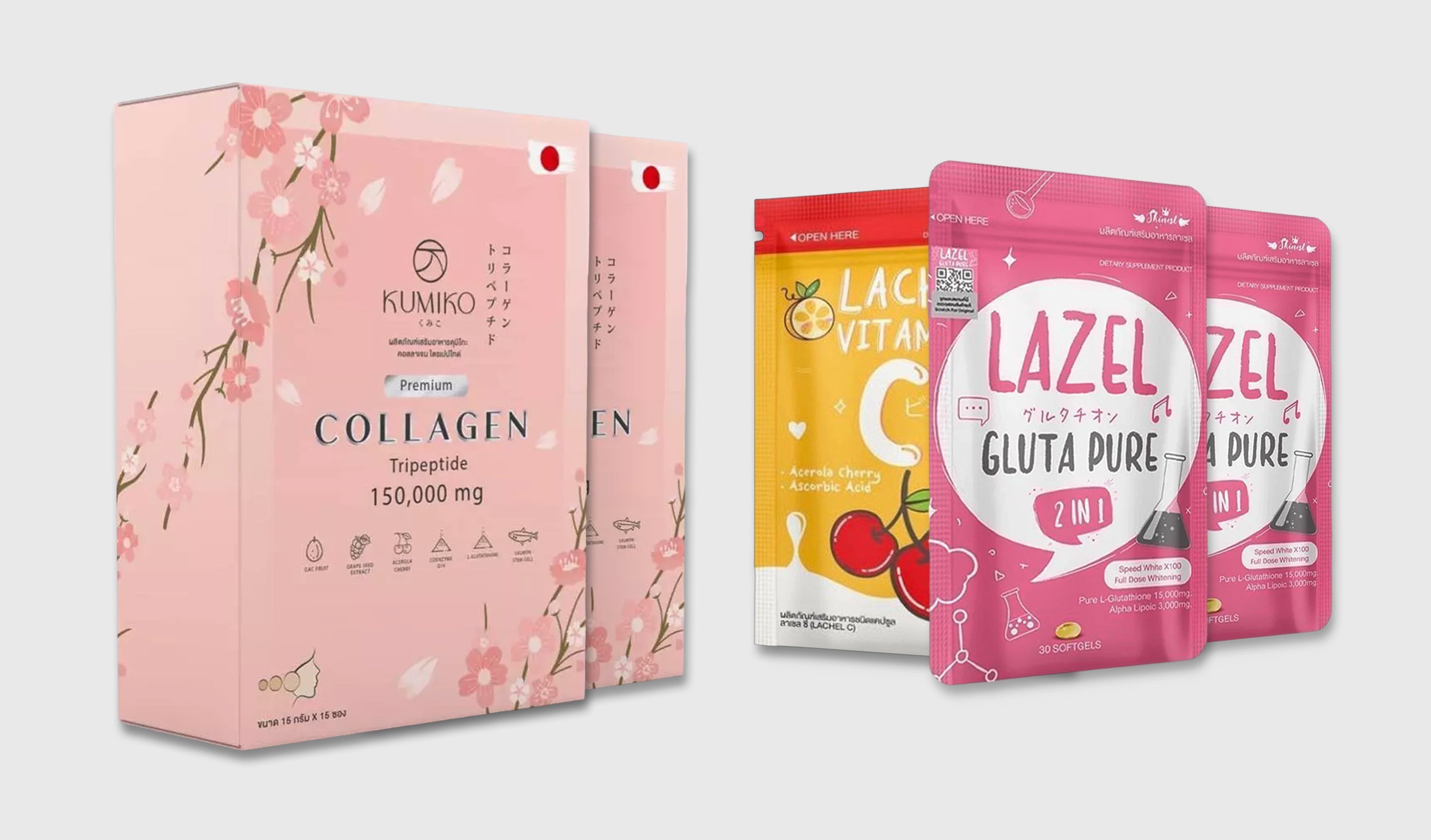 Kumiko Powder & Lazel Gluta Pure Bundle