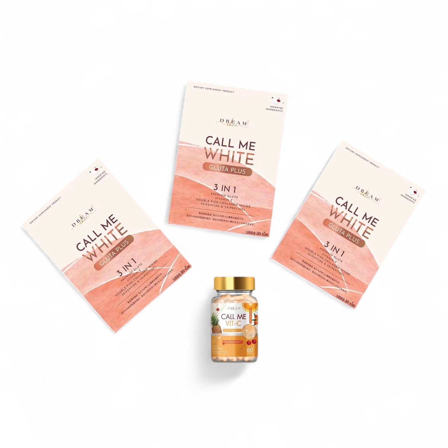 Call Me White Gluta Plus + Call Me Vit-C Bundle
