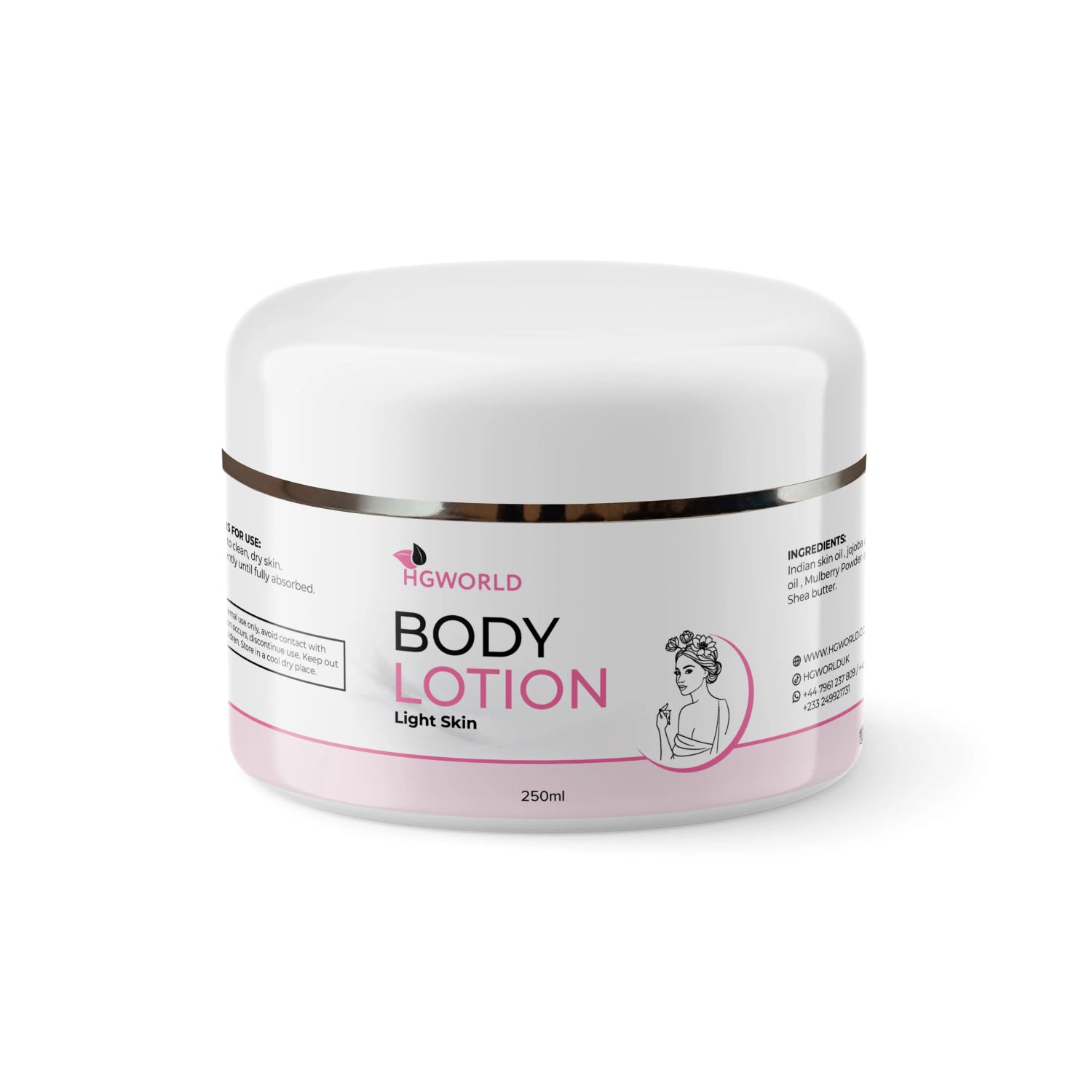 Light skin body Lotion