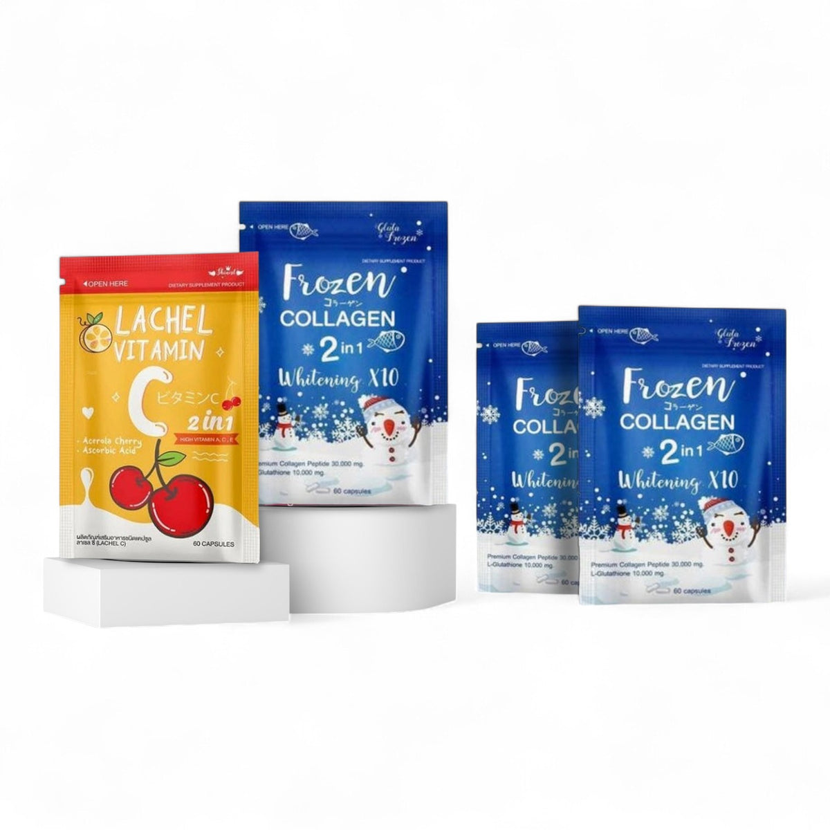 1 Whitening Bundle2 in 1 Whitening Bundleen Collagen 2 in 1 White